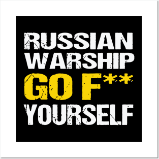 russian warship go f yourself and i stand1-01 Posters and Art